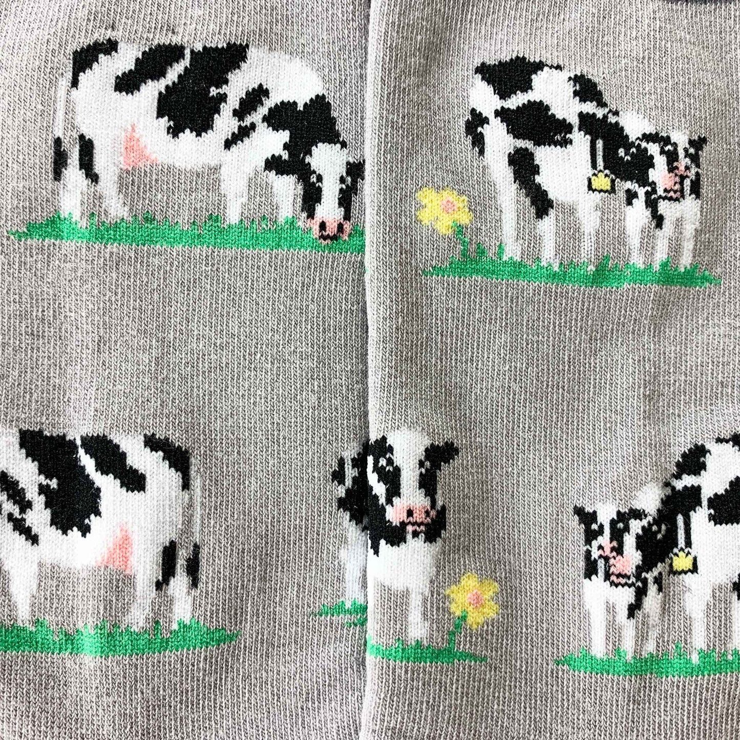Cows and Flowers - Imagery Socks