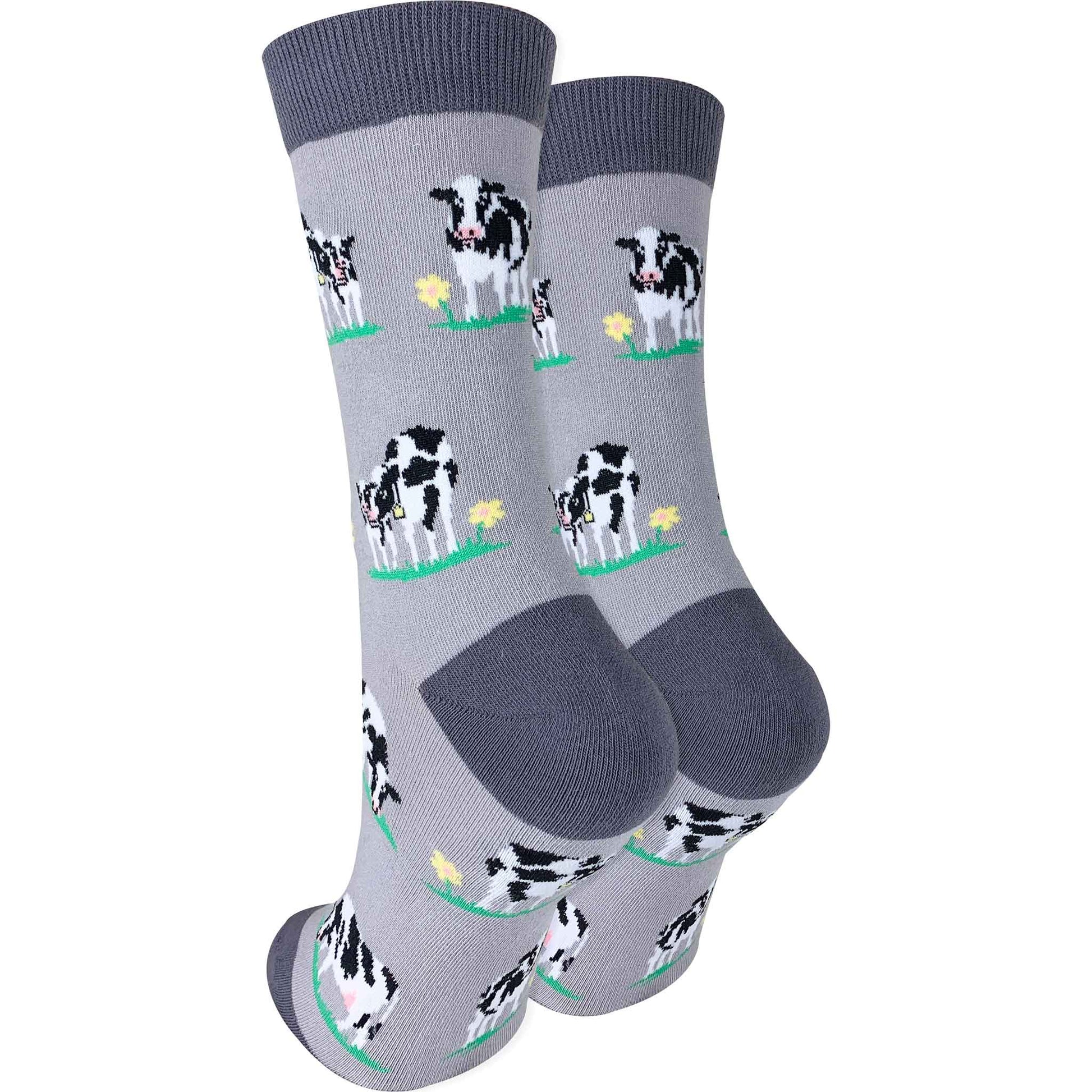 Cows and Flowers - Imagery Socks