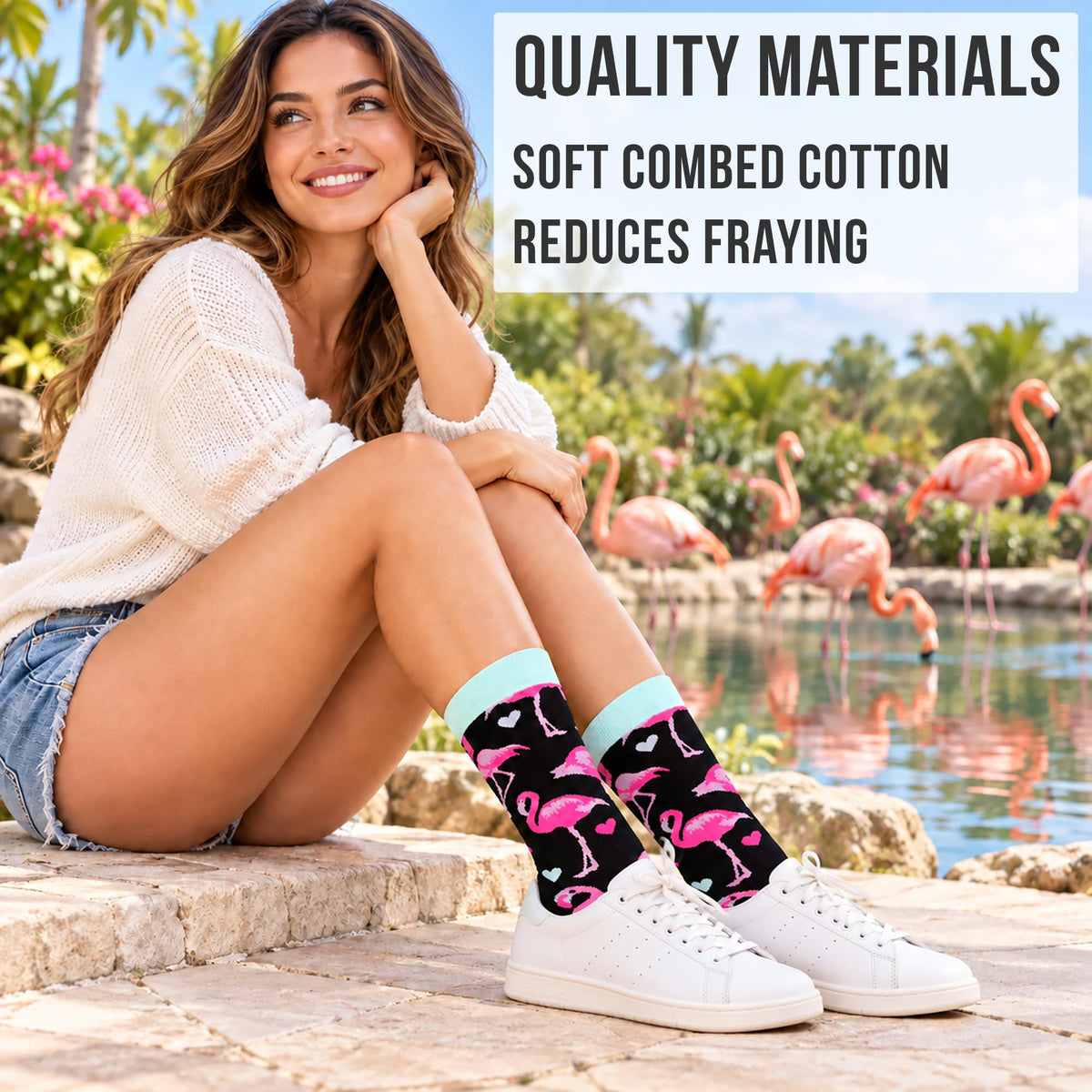 Women's Flamingo Socks