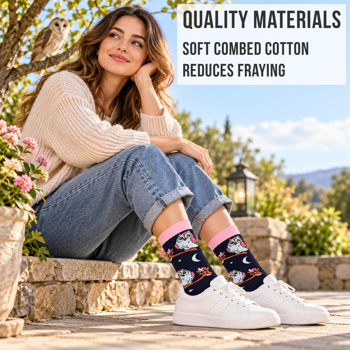 Women's Owl Socks