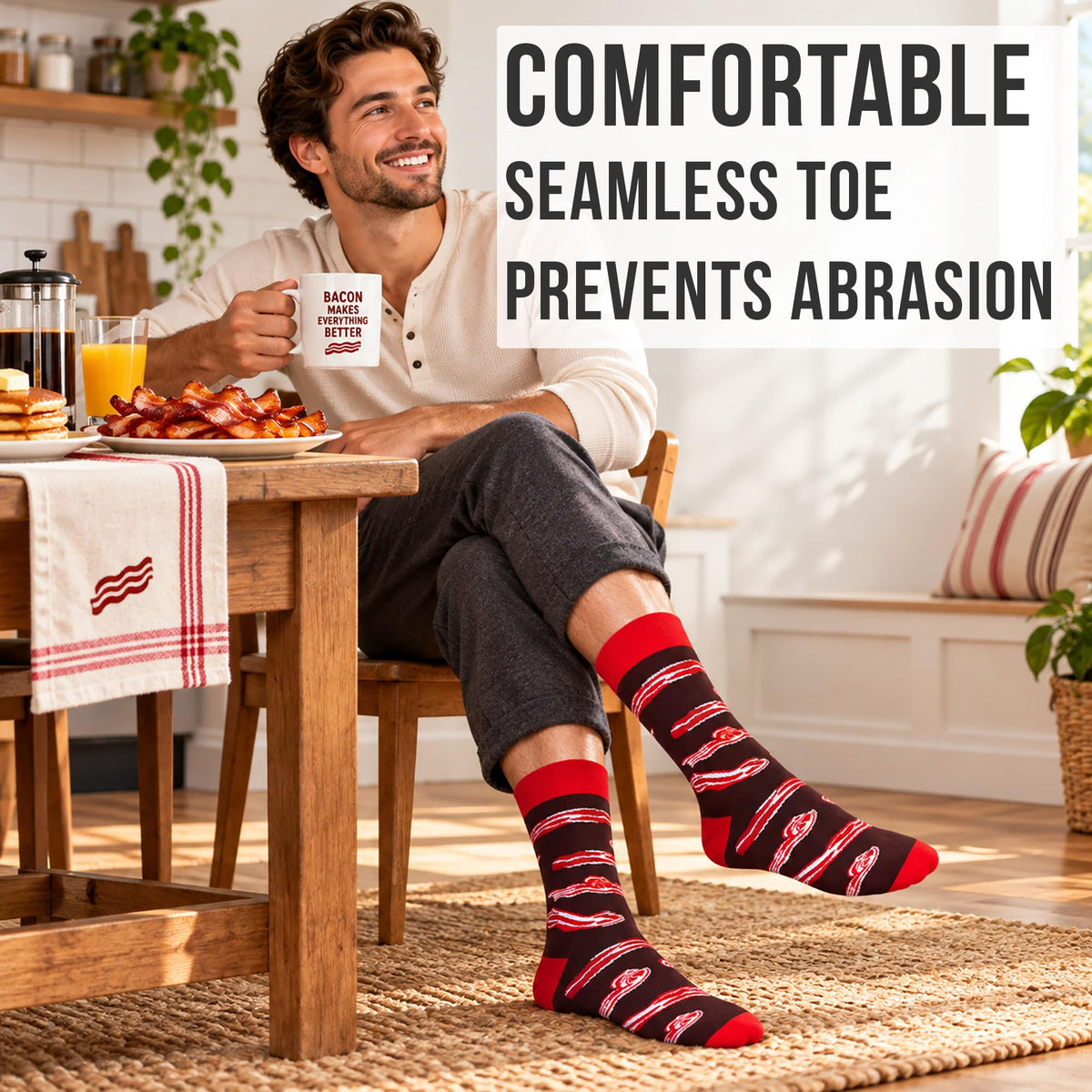Men's Bacon Socks