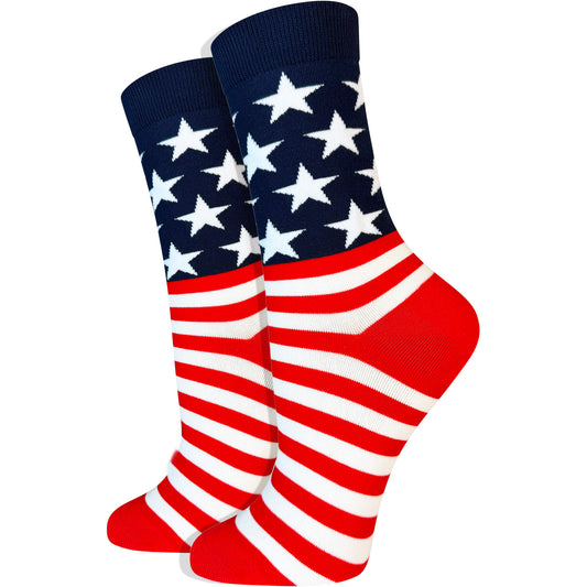 Women's American Flag Socks
