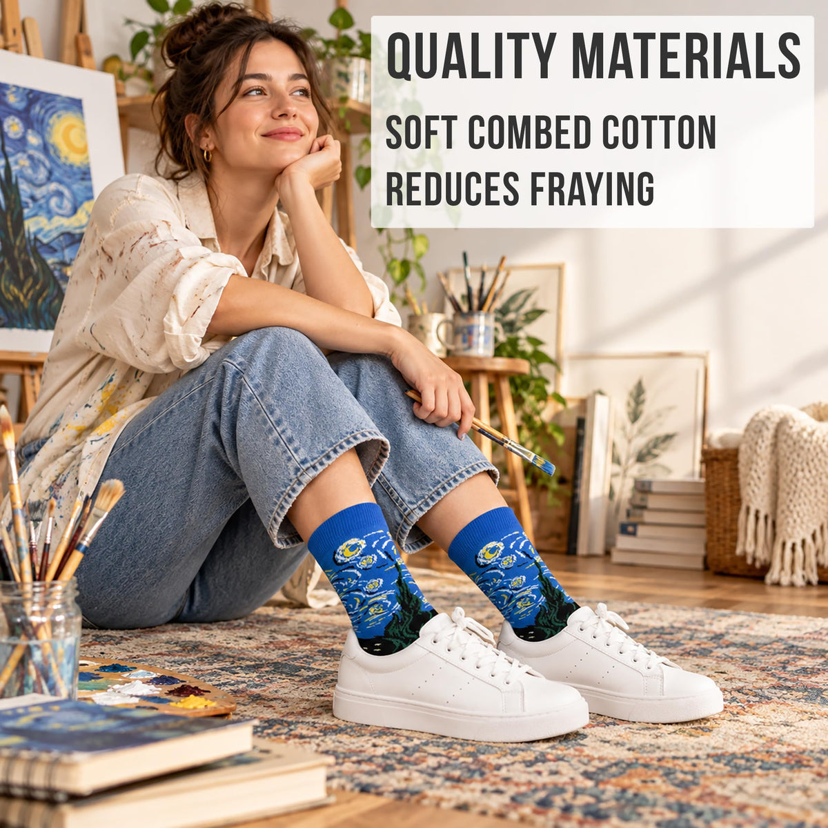 Women's Starry Night Socks
