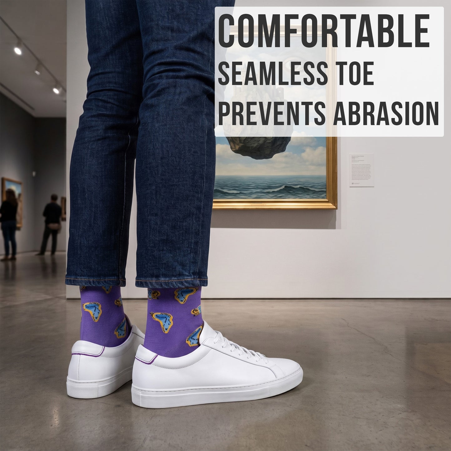 Men's Melting Watches Socks