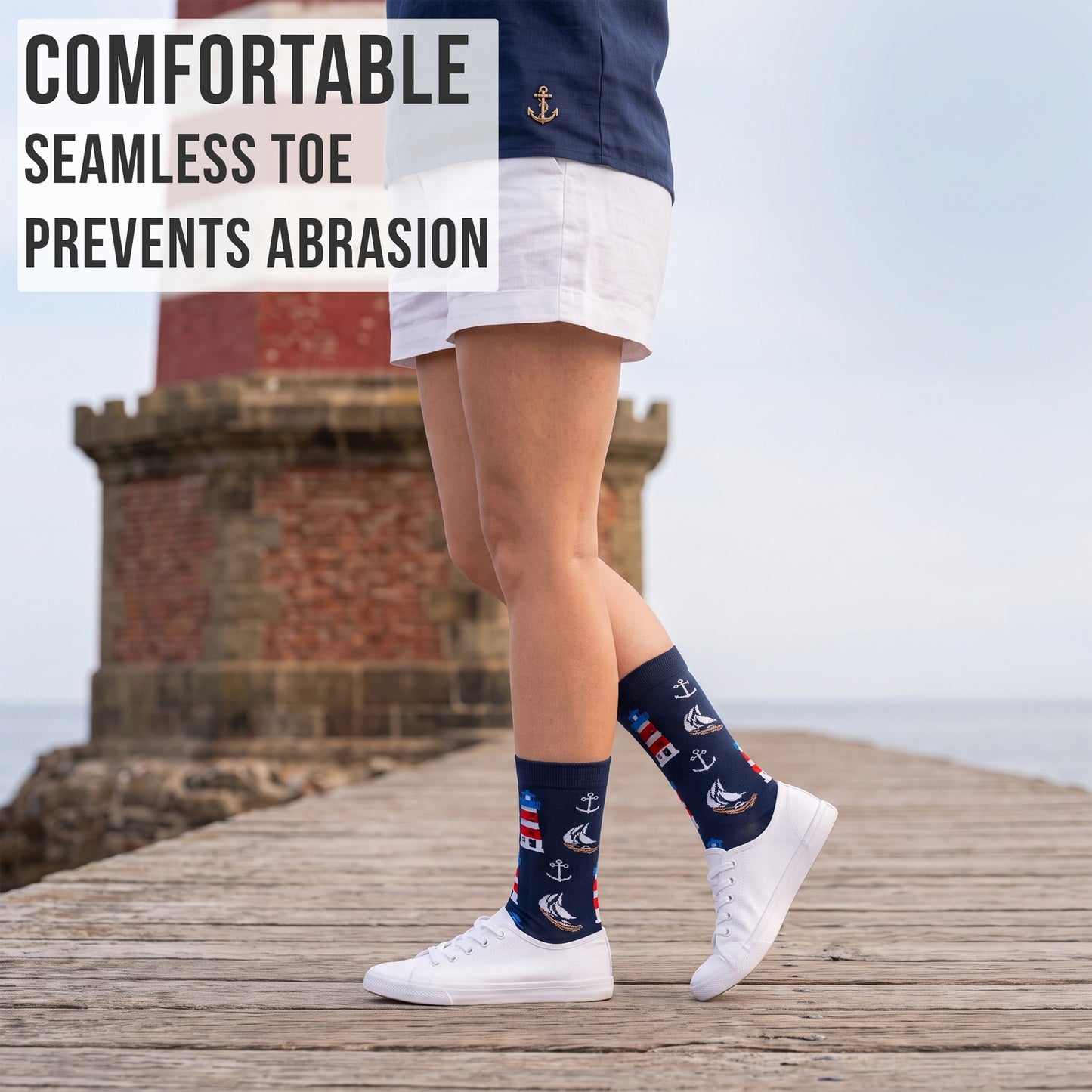 Women's Nautical Socks