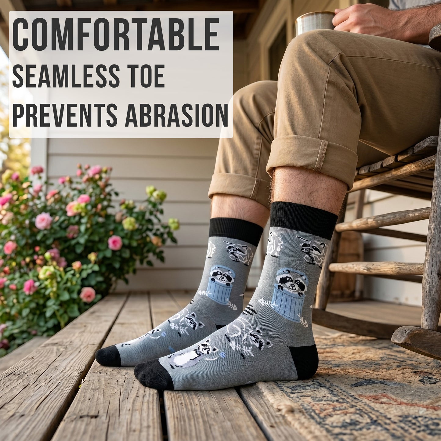 Men's Raccoon Socks