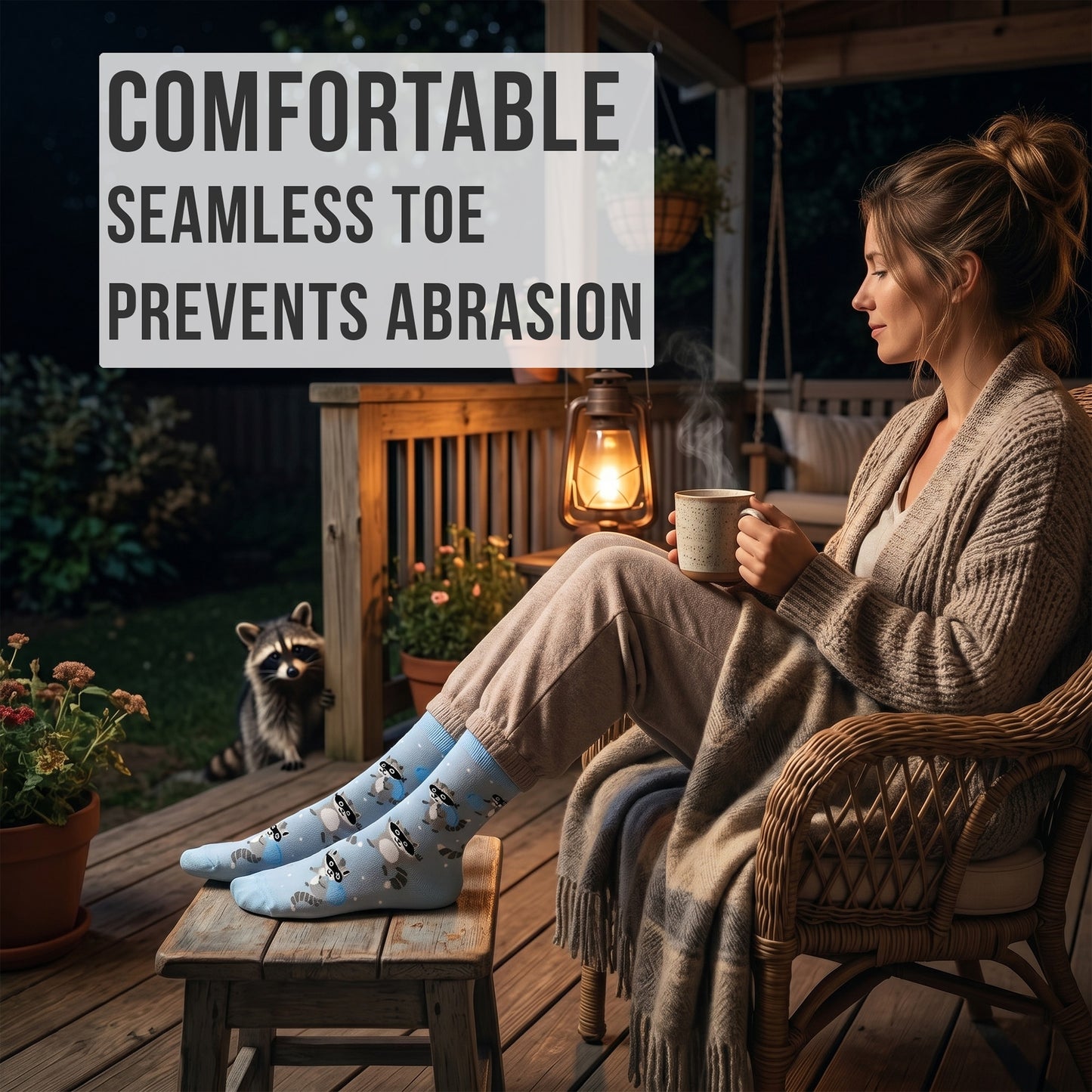 Women's Raccoon Socks