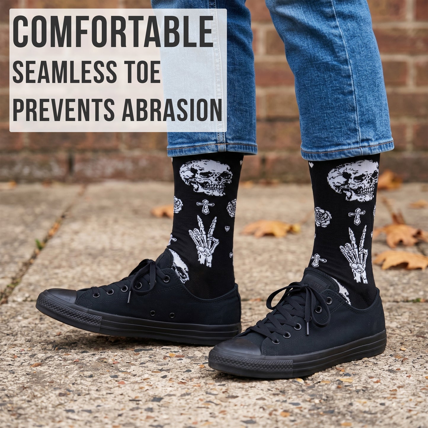 Men's Skull Socks