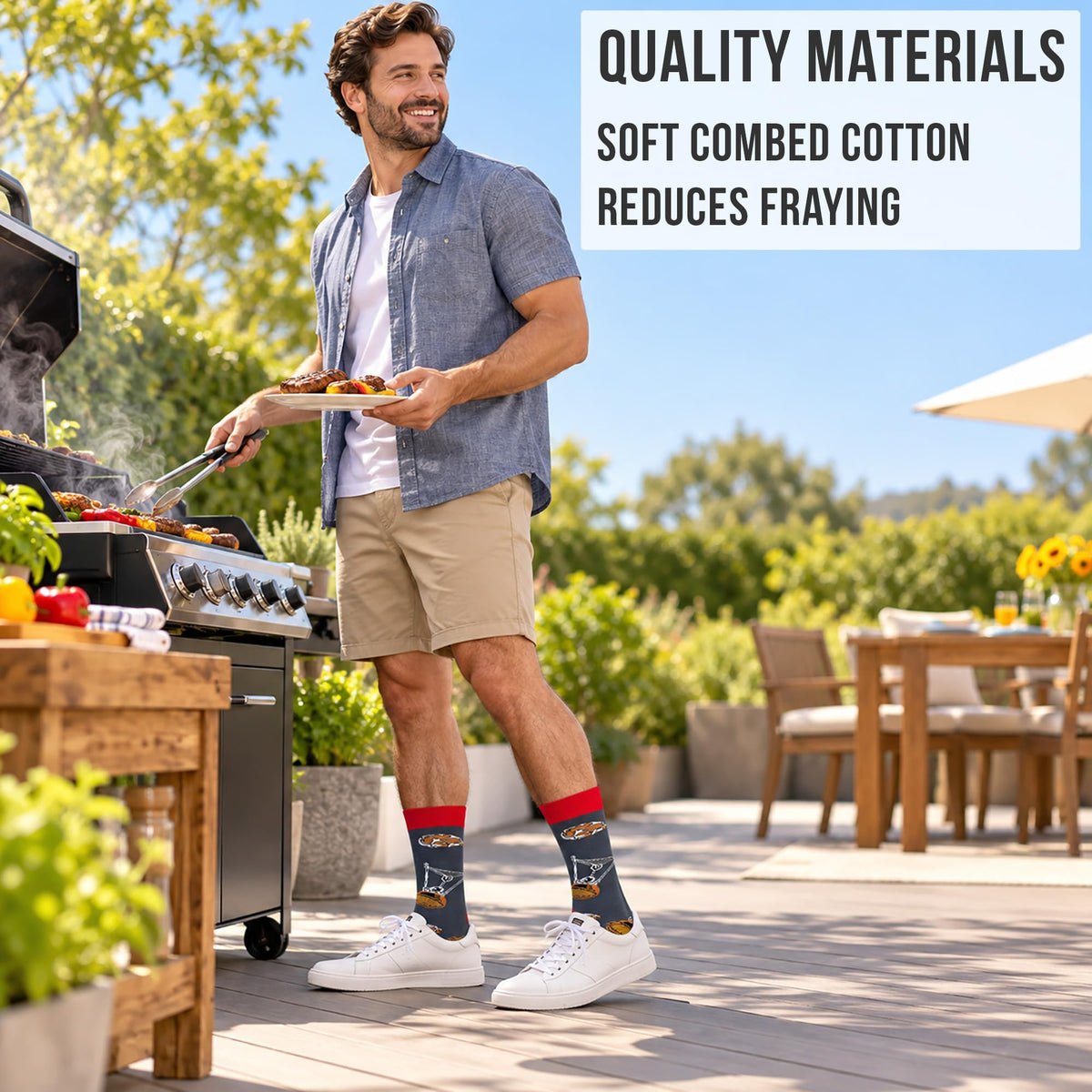 Men's Barbecue Socks
