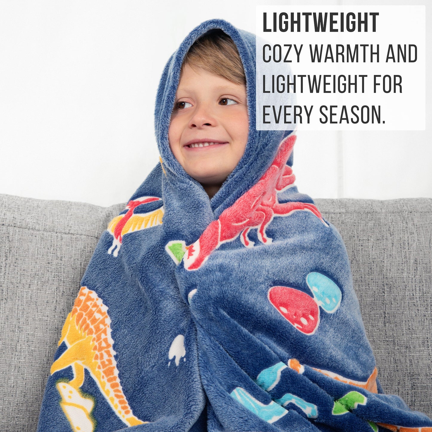 Glow in the Dark Dinosaur Blanket - Imagery Socks