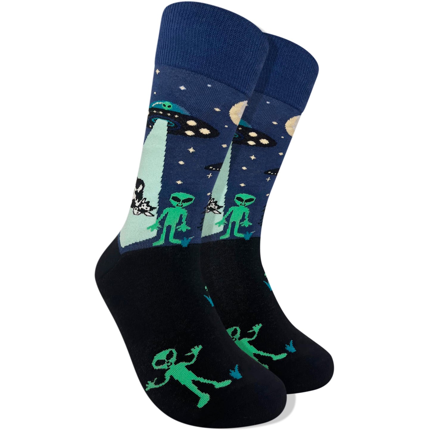 Men's Alien, UFO and Cow Socks - Imagery Socks