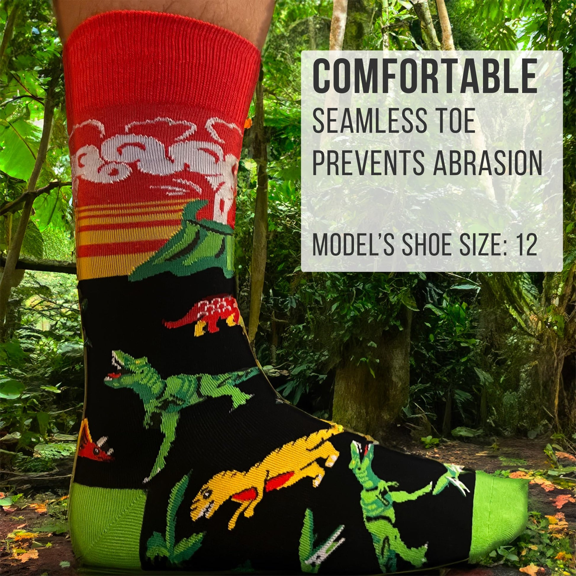 Men's Dinosaur Socks - Imagery Socks