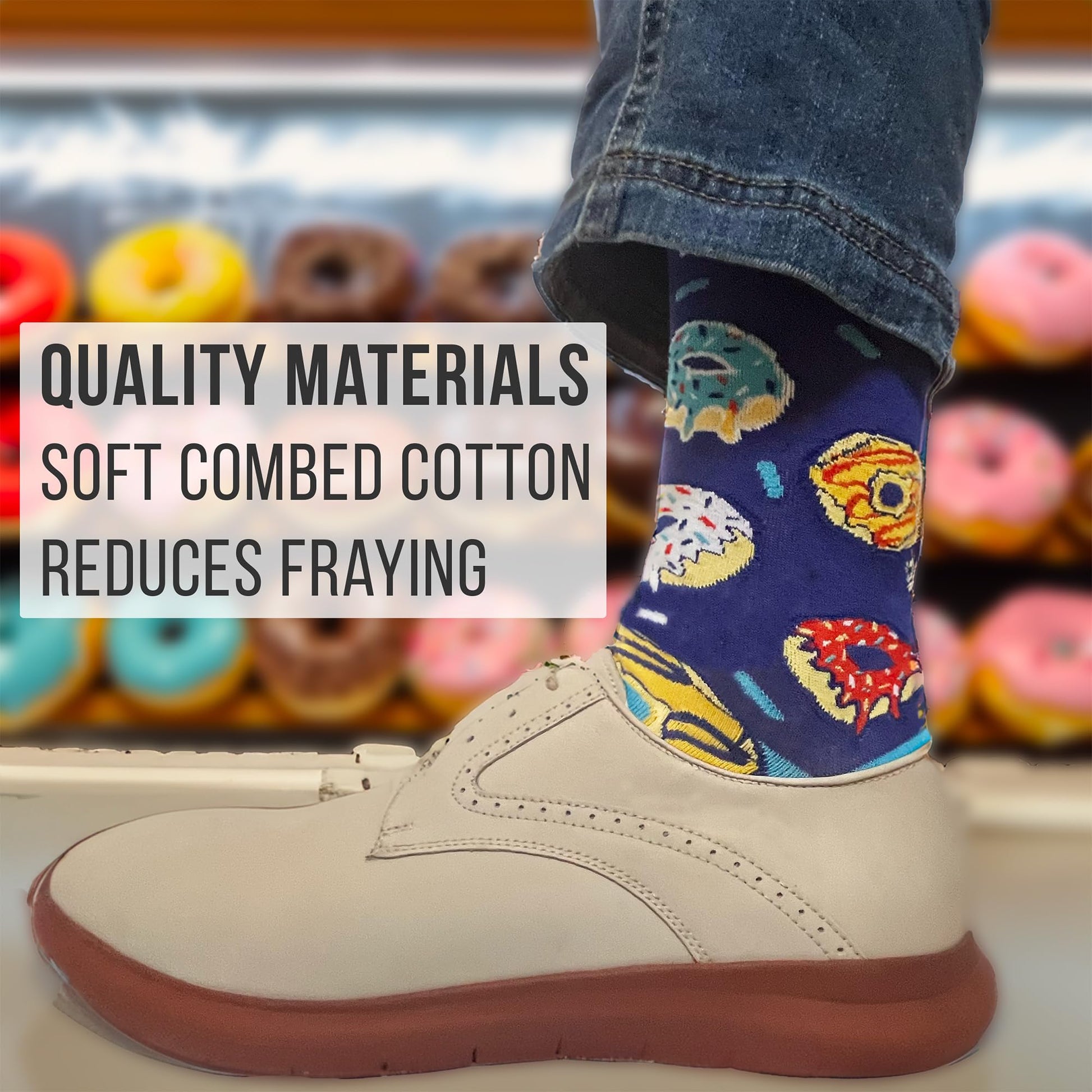 Men's Donut Socks - Imagery Socks