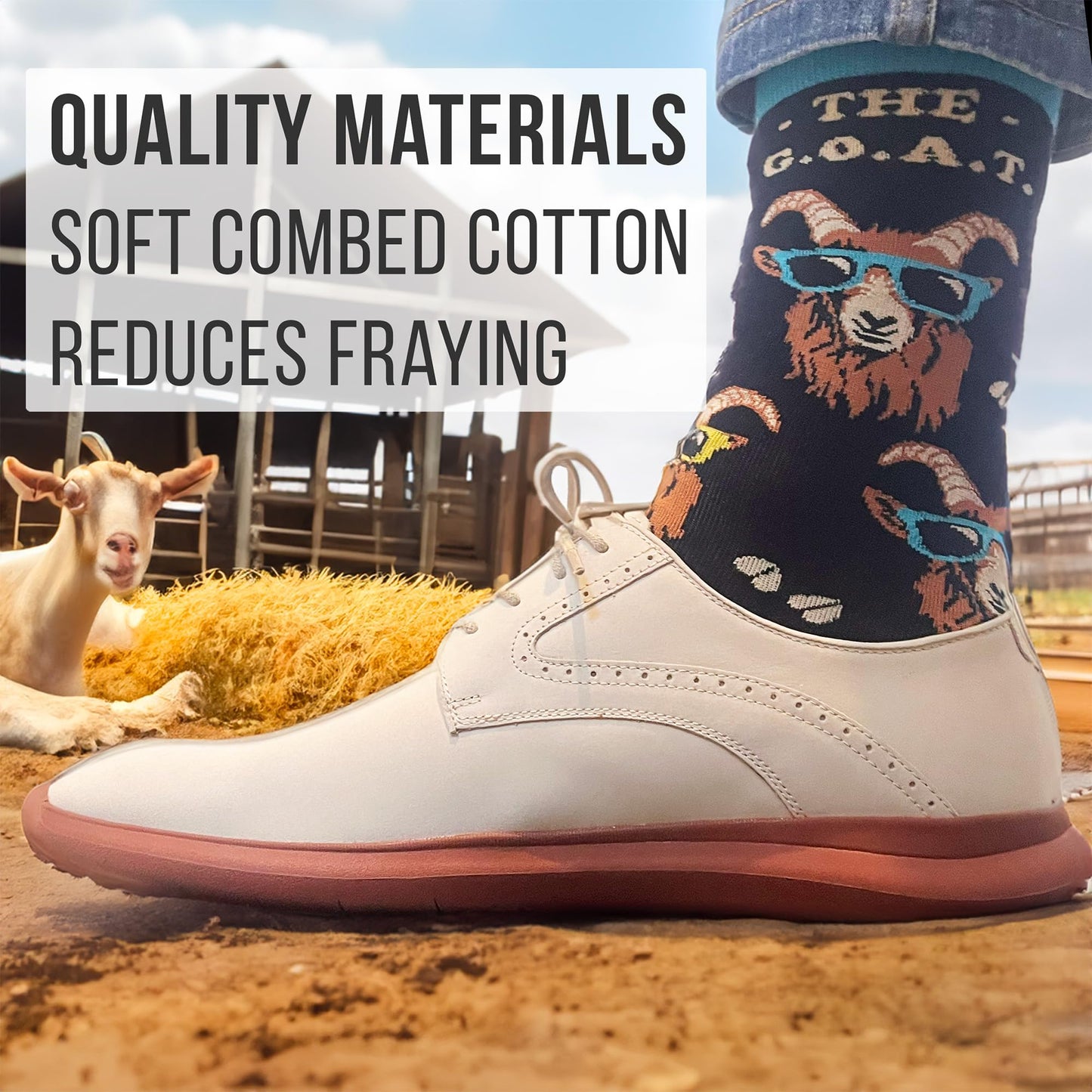 Men's Goat Socks - Imagery Socks