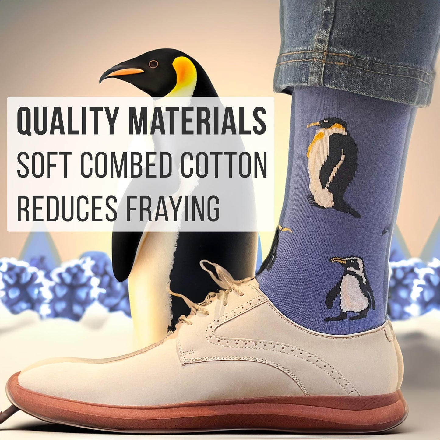 Men's Penguin Socks - Imagery Socks