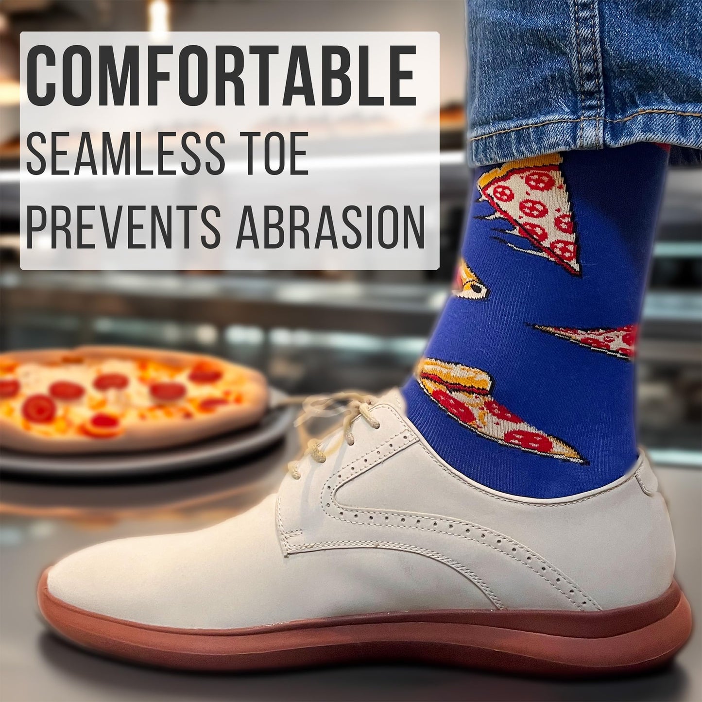 Men's Pizza Socks - Imagery Socks