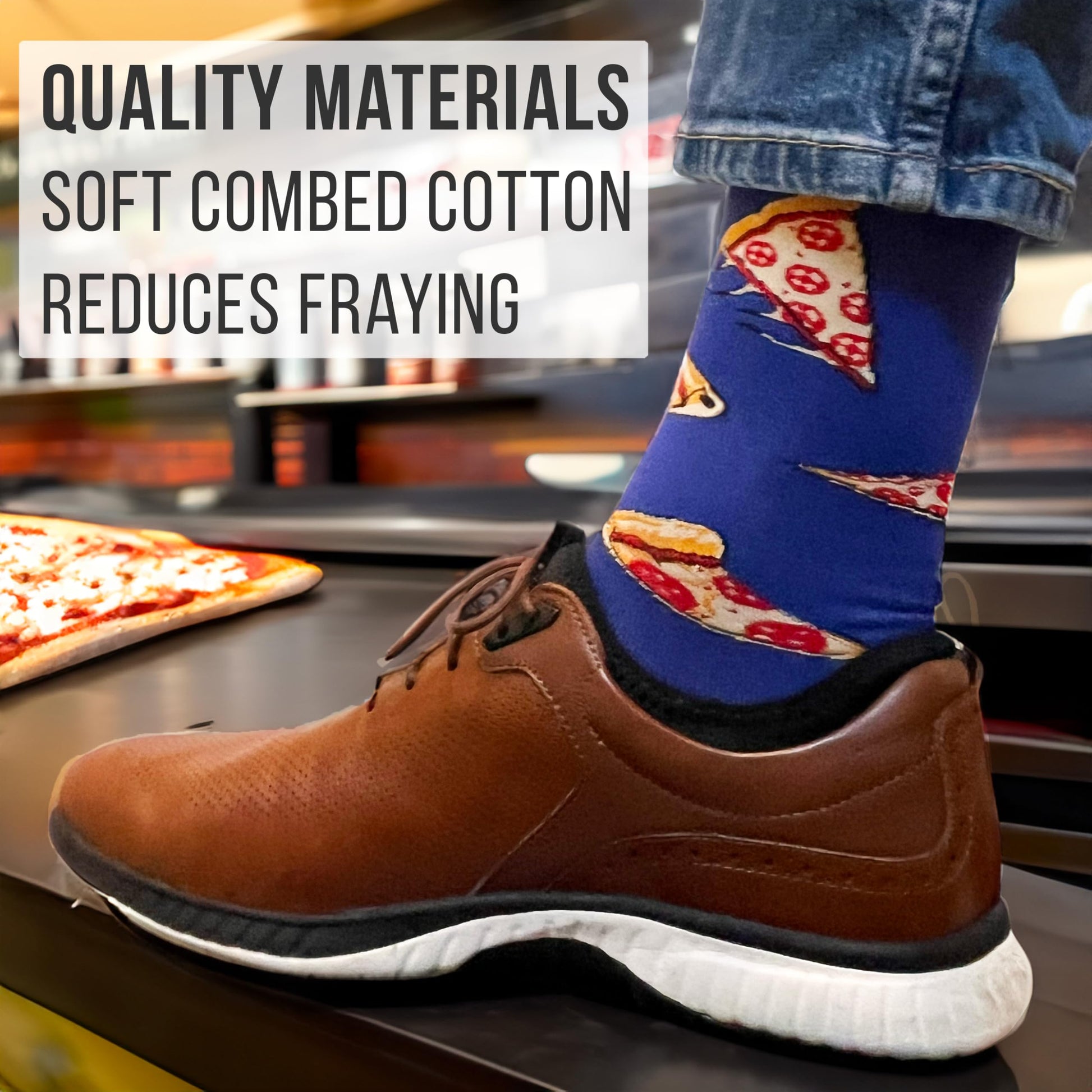 Men's Pizza Socks - Imagery Socks