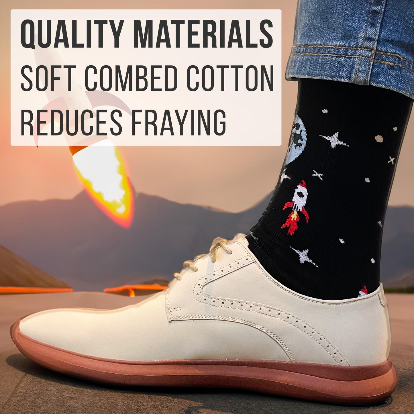 Men's Rocket Socks - Imagery Socks