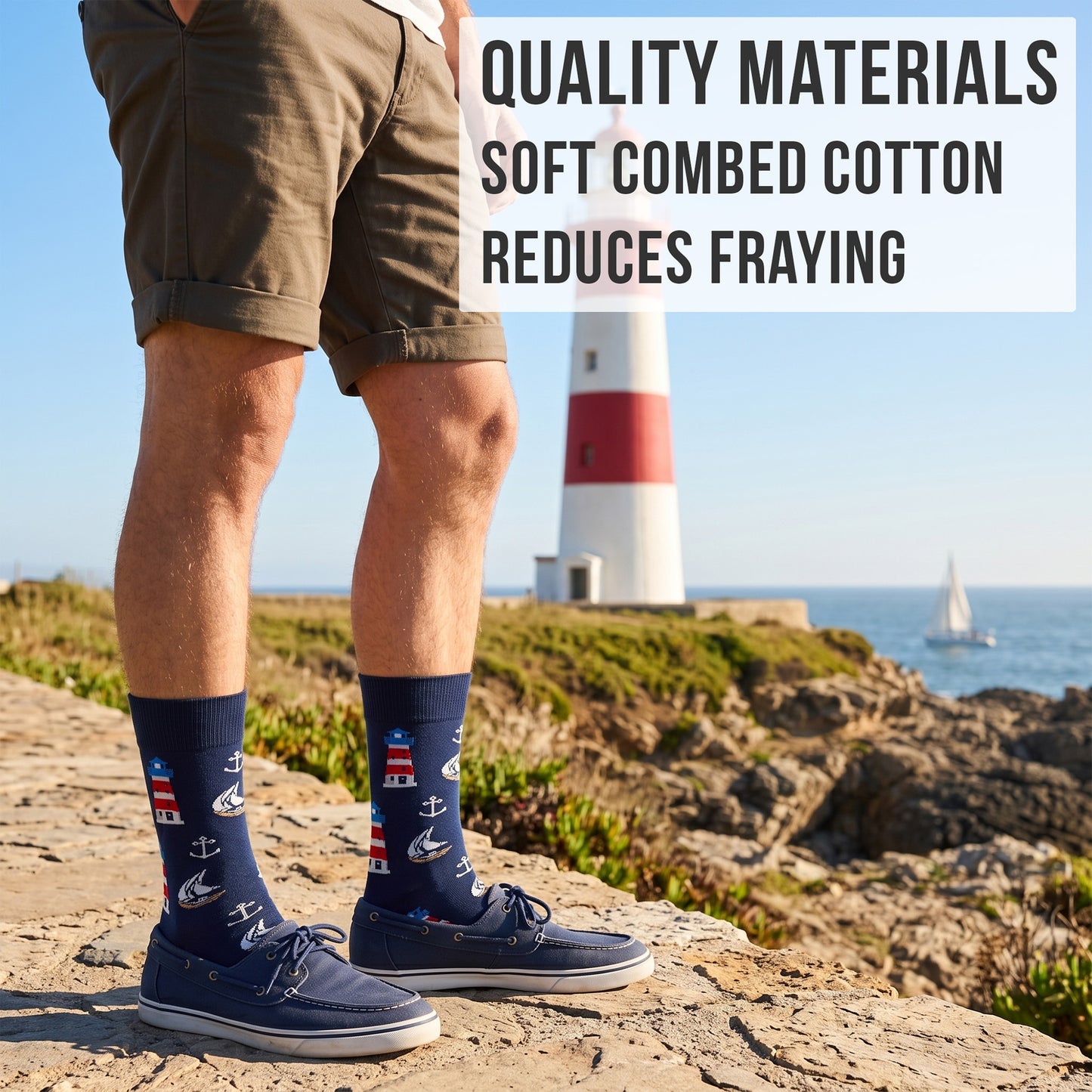 Men's Nautical Socks