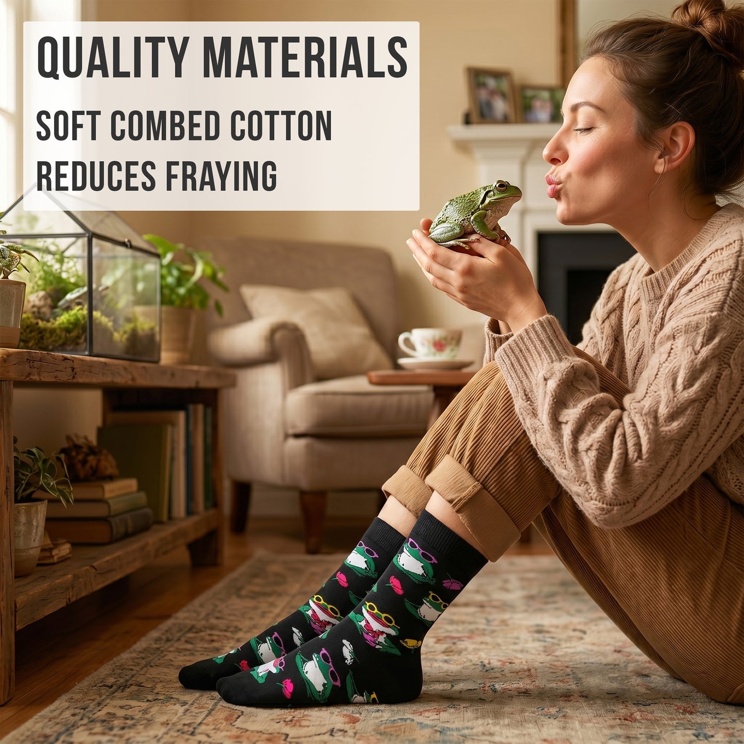 Women's Frog Socks