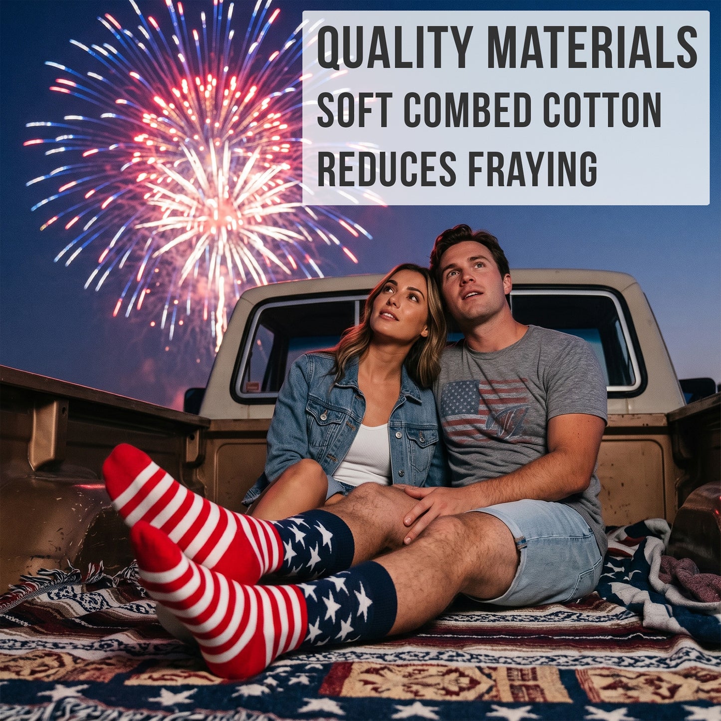 Men's American Flag Socks