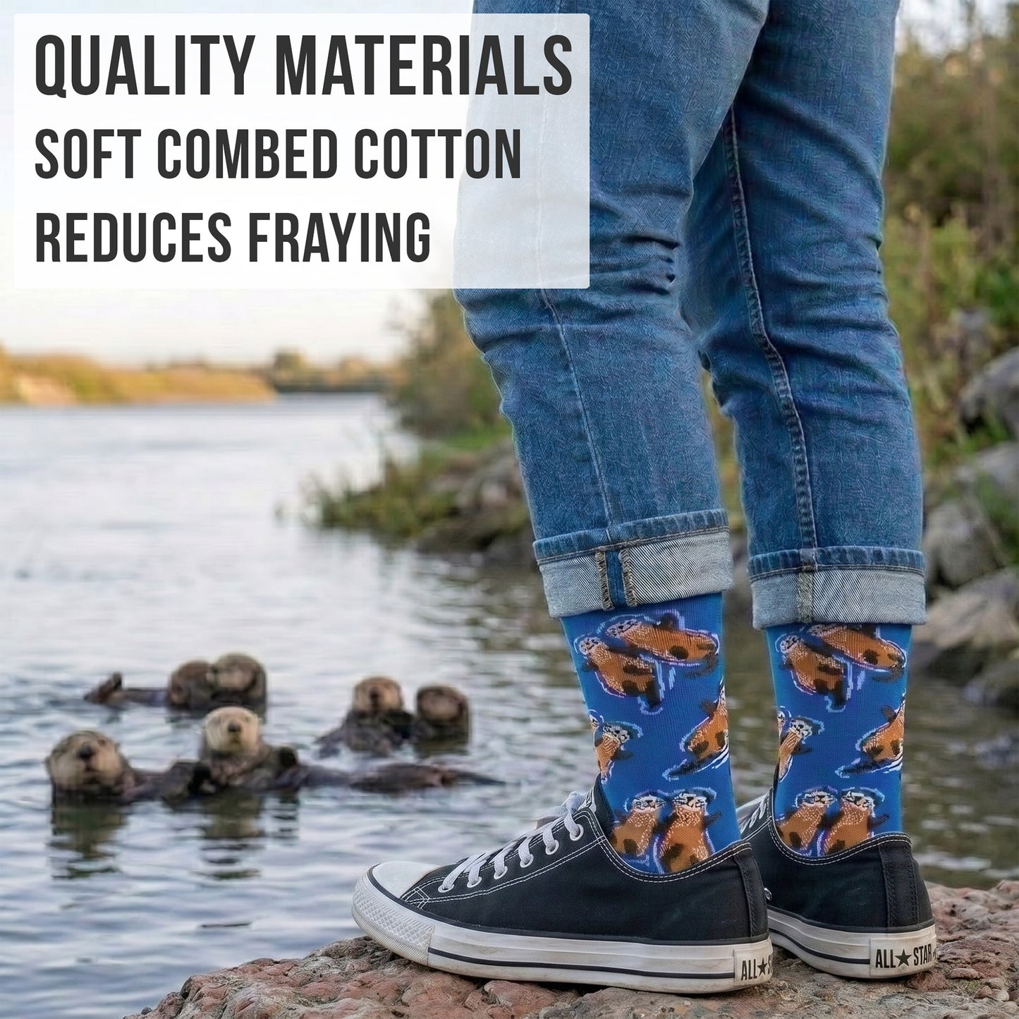 Men's Sea Otter Socks