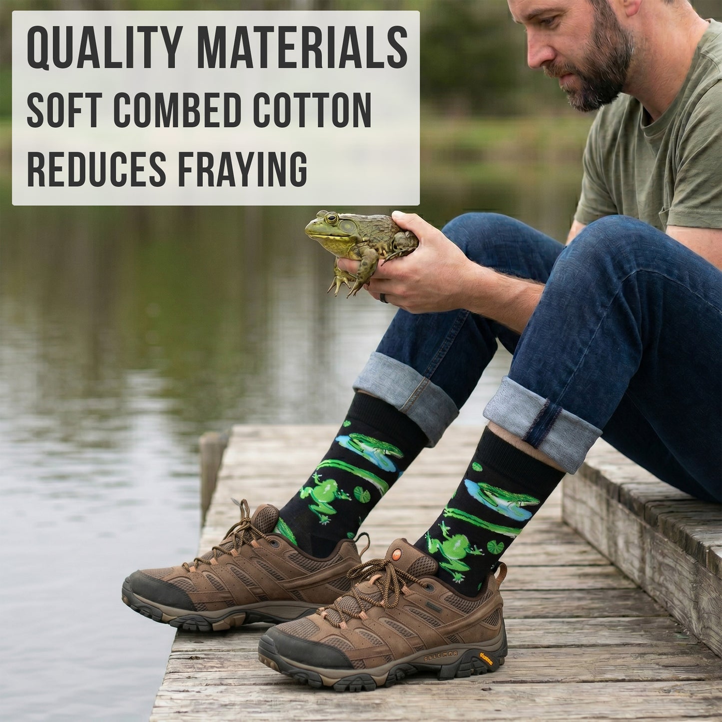 Men's Frog Socks