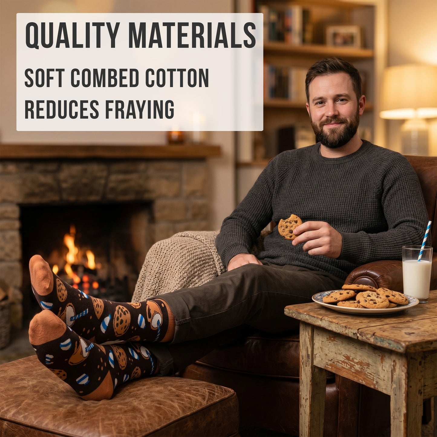 Men's Milk and Cookie Socks