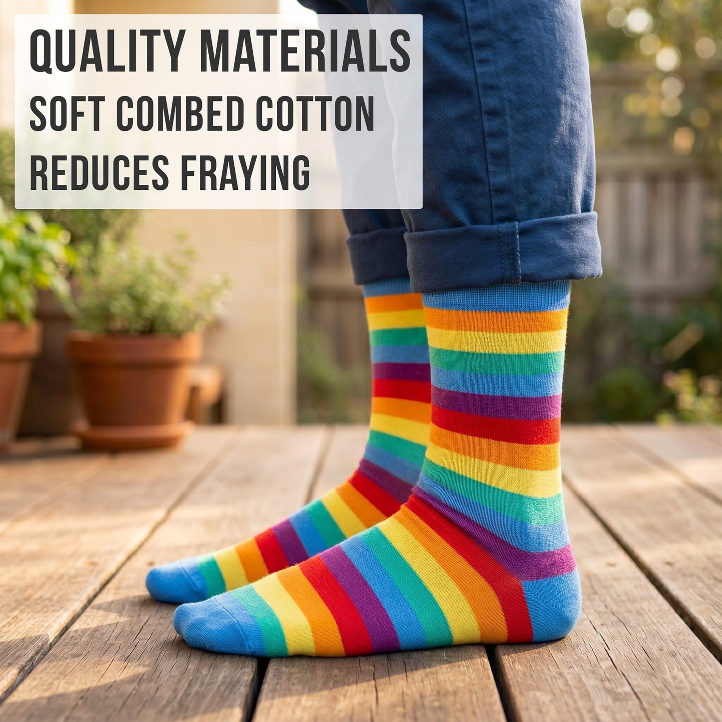 Men's Rainbow Socks
