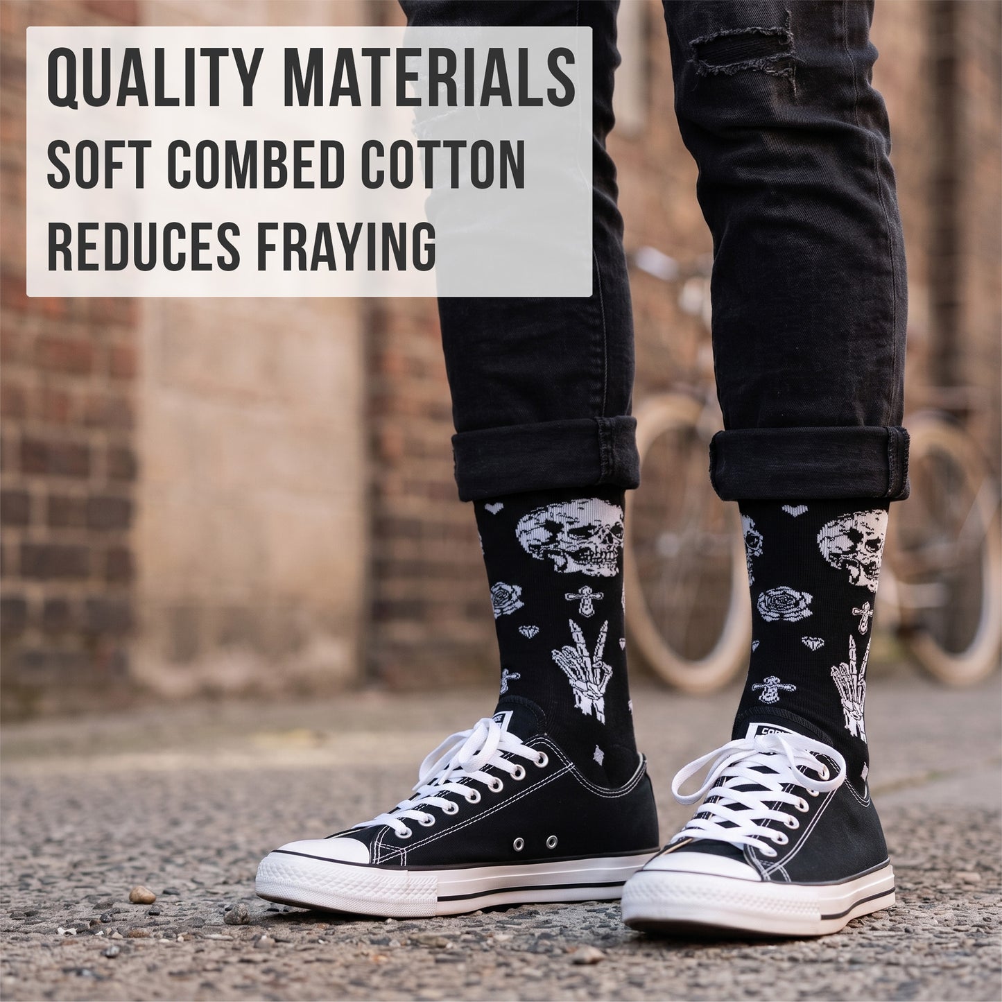Men's Skull Socks