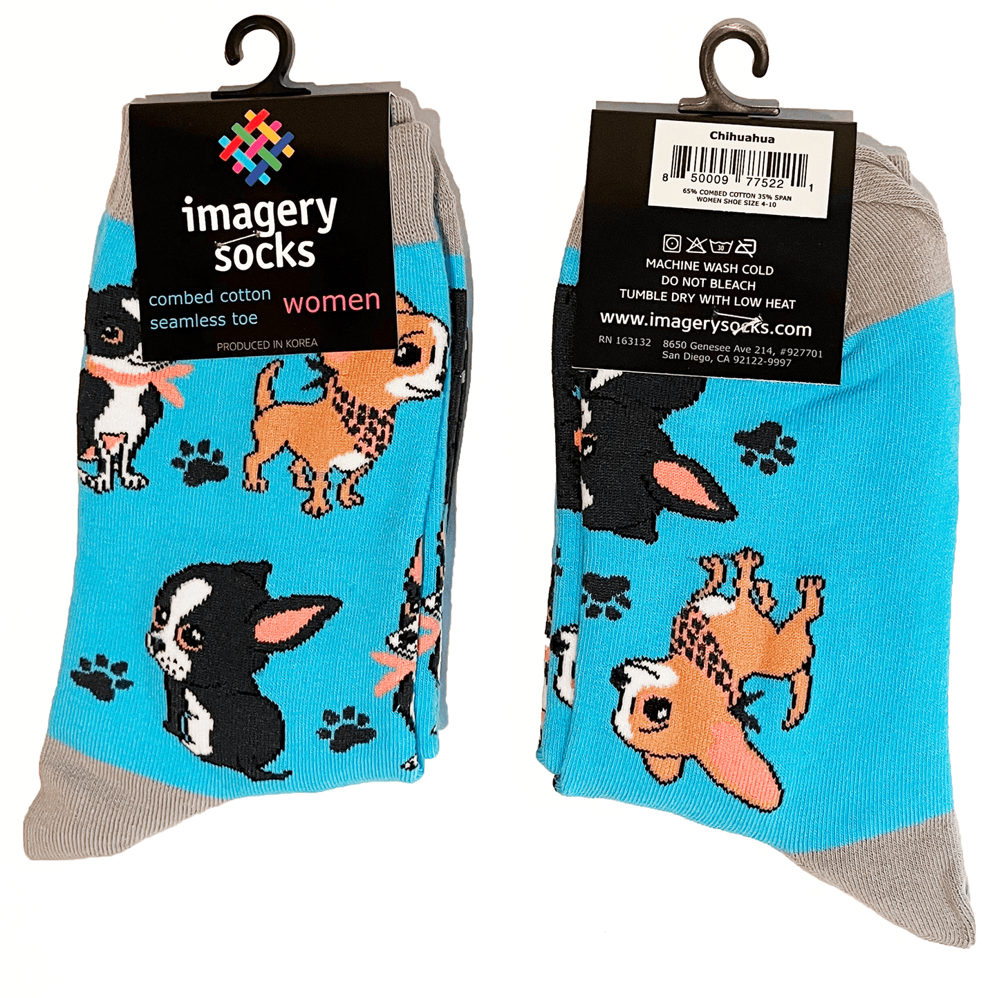 Women's Chihuahua Socks - Imagery Socks