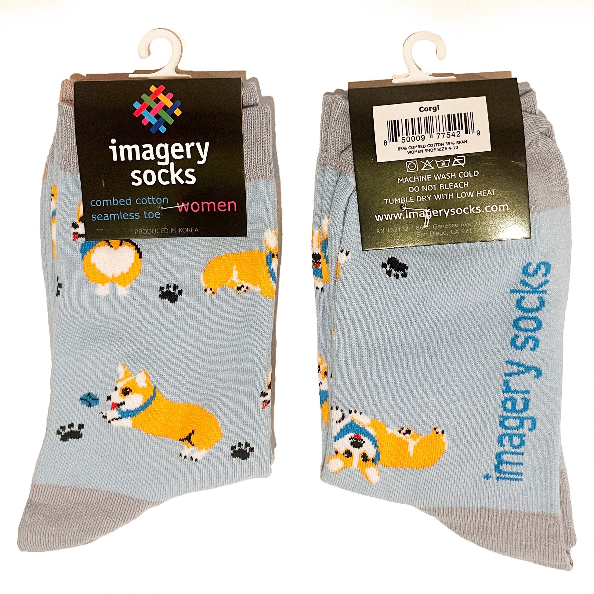 Women's Corgi Socks - Imagery Socks