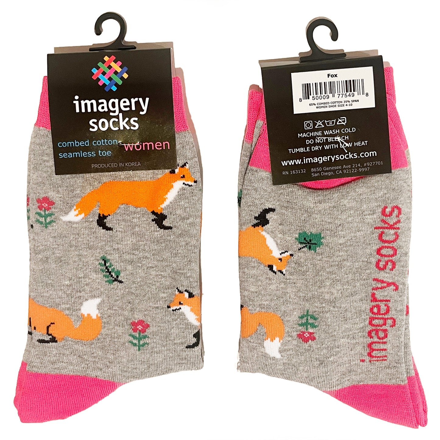 Women's Fox Socks - Imagery Socks