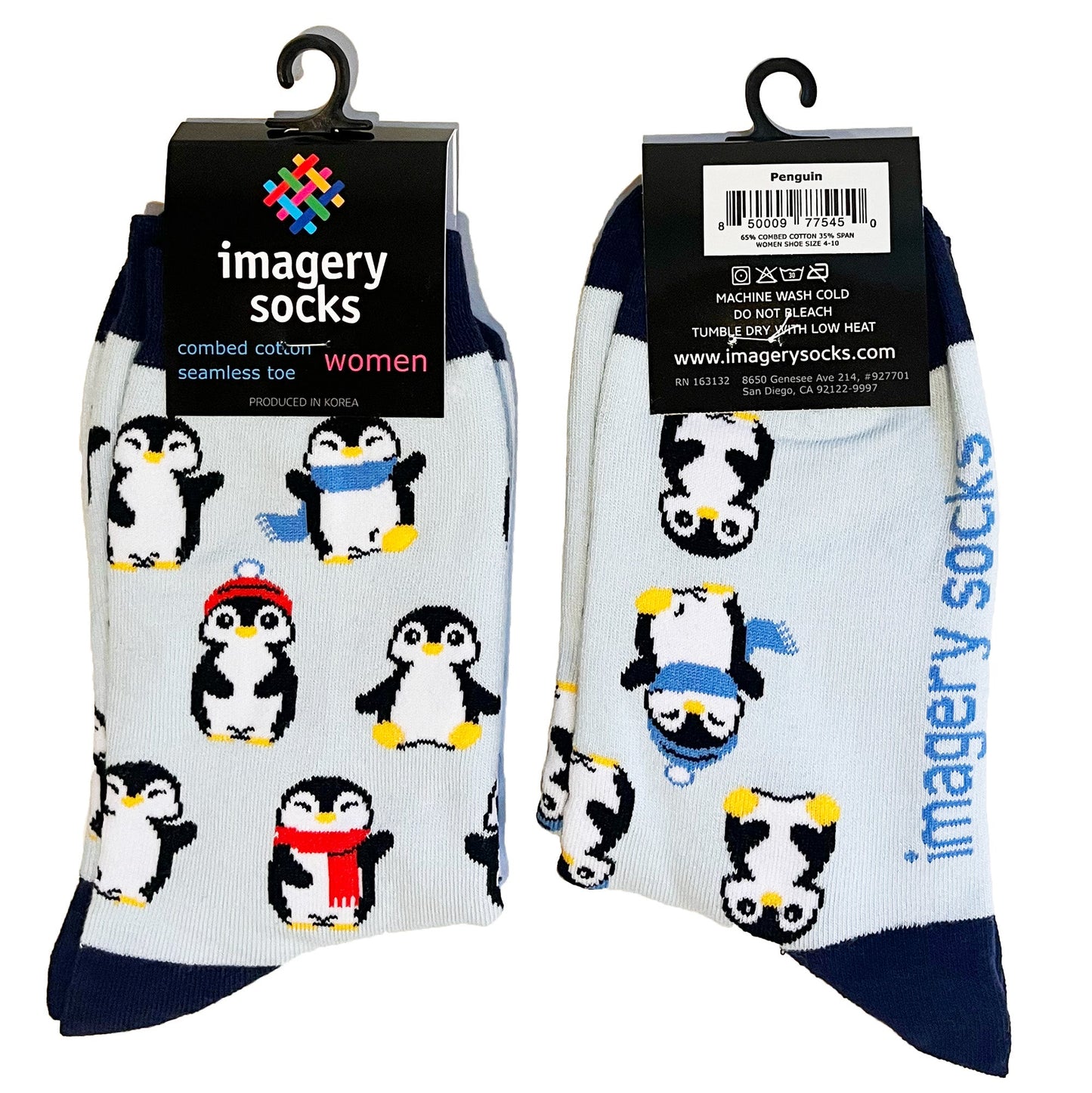 Women's Penguin Socks - Imagery Socks