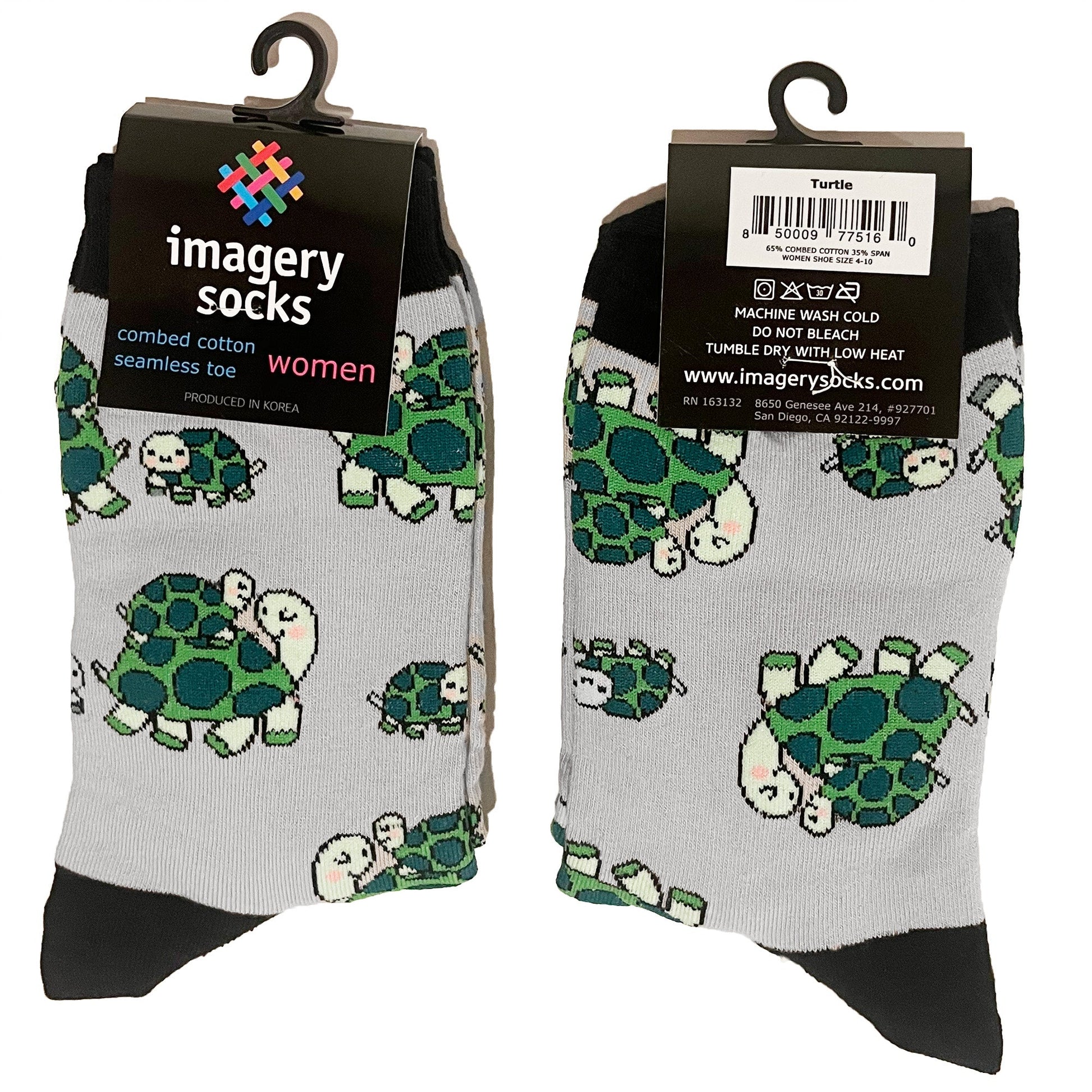 Women's Turtles Socks - Imagery Socks